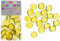 GLOREX Glasnuggets 200 g, 20 mm, Glas, Gelb, 12 x 6 x 4.5 cm