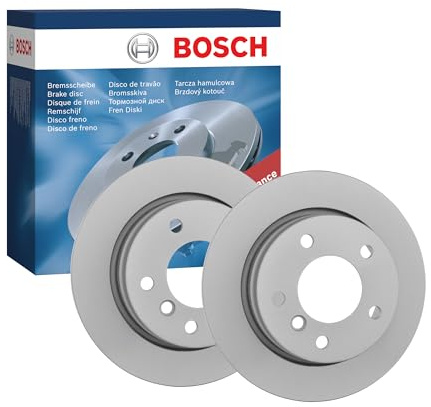 Bosch BD560 Brake Disc Set - 276 mm Vented High-Carbon Disc - Rear Axle - ECE-R90 Certified - Great Cooling and Noise Suppression, Advanced Corrosion protected - 1 Set of 2 Discs