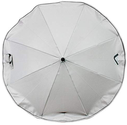 Bambisol Attitude - Sombrilla articulada para coche de bebé, color gris