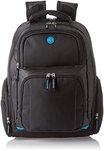 Zoom Rucksack für Laptops mit 38,1 cm (15 Zoll), Schwarz
