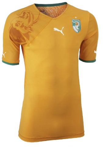 Puma Herren Elfenbeinküste Heim-Trikot Replica