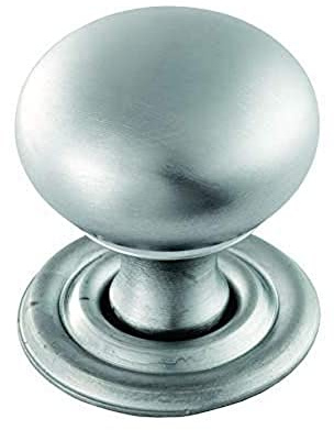 Carlisle Brass FTD1265CSC Cupboard Knob, Satin Chrome, 38 mm
