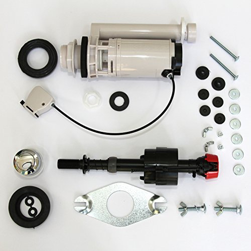 Fluidmaster PROCP001 Universal Cistern Repair Pack Toilet Flush Inlet Outlet Repair Kit DIY Toilet Upgrade for Water Saving Plus Quieter Operation