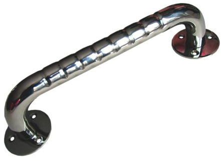 Edelstahl Haltegriff (30 cm, 40cm, 45 cm, 50 cm, 60 cm, 80 cm, 90 cm, 100 cm, 120 cm) - Wannengriff Stützgriff (30 cm)