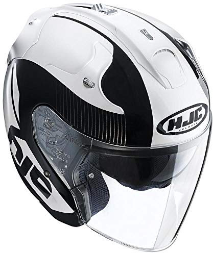 HJC Casque Moto FG-Jet Acadia MC5, Noir/Blanc, Taille XS