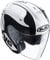 HJC Motorradhelm FG-Jet Acadia MC5, Schwarz/Weiß, Größe XS