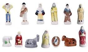 Krippenfiguren, Figur für Dreikönigskuchen, 100 Stück