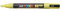 uni-ball Posca 186585 - Marqueur Pointe Fine PC - 3M, 0,9-1,3 mm, Jaune Pailleté