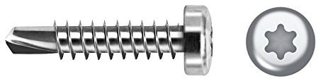 Celo 948120A85S - Tornillo Punta Broca A85S Cabeza Alomada Impronta Sit Diámetro 4,8X120 Cincado, 100 Unidades
