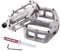 DMR Pedal V8, polished silver, 115mm x 95mm x 25mm, DMR-VV8-S9