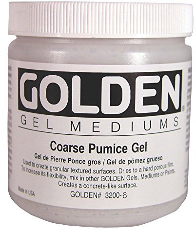 Golden Acryl Med 16 Oz Coarse Pumice Gel
