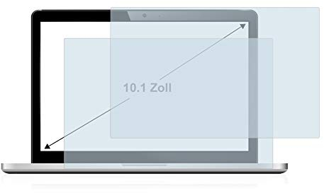 brotect Pellicola Protettiva Opaca 10.1 per Notebooks con 25.7 cm (10,1 pollici) [223 mm x 126 mm, 16:9] (2 Pezzi) Proteggi Schermo