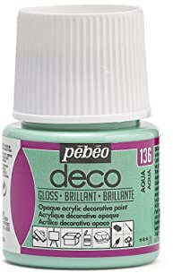 Pébéo Deco Peinture 45 ml Brillant Aqua 092136