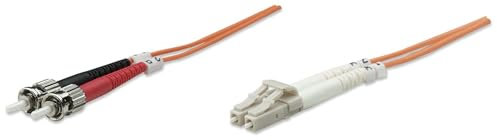 Intellinet IC Intracom LWL Patchkabel 50Μ Adapterkabel Duplex ST/Stecker - LC/Stecker 3.0 m