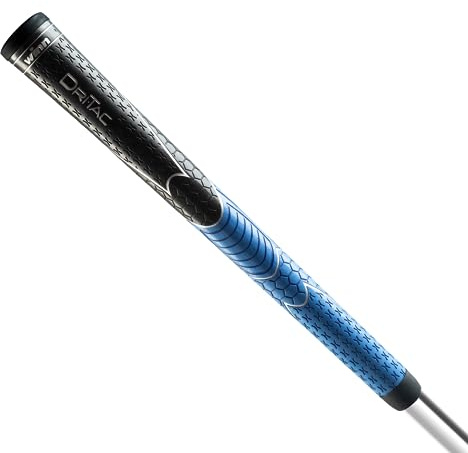 WINN DRI-TAC MIDSIZE Golf Grip, Non-Slip & Cushioned Comfort, Incredible Comfort & Moisture-Wicking, Shock Absorption Benefits for Pain-Free Playability, AVS Tech, Hand Alignment & Lighter Grip Pressure, All-Weather Playability, Premium Polymer