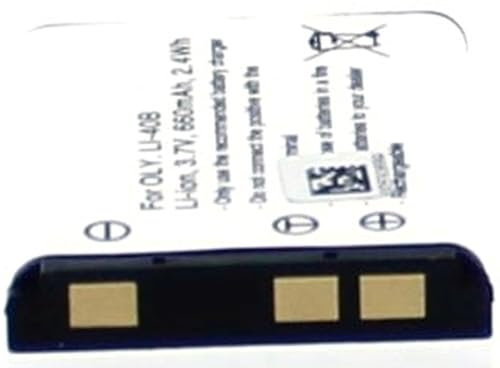 AGI 87915 Li-Ion 660 mAh 3,7 V Akku wiederaufladbar – Akkus (660 mAh,-Ionen (LiIon), 3,7 V, schwarz, weiß)