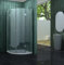 Duschkabine CLARABO 80 x 80 x 195 cm (Viertelkreis) ohne Duschtasse