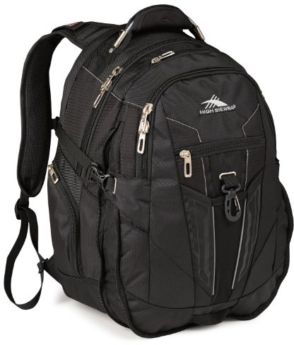 High Sierra XBT - Business Laptop Backpack, Black, One Size