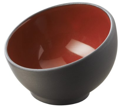Revol 645844 Likid Amuse Schüssel, Schwarz/Rot