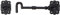 Merriway BH01581 150 mm Kabinenhaken - Schwarz antik