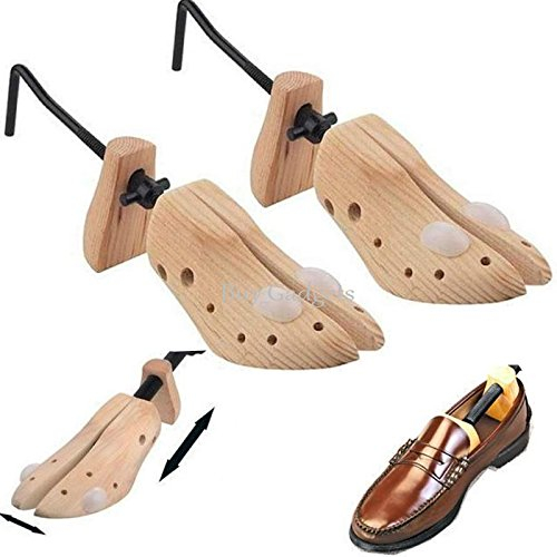 2 x MENS GENTS SHOE STRETCHERS TREE WOODEN SHAPER BUNION CORN BLISTER SIZE 7-11