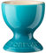 Le Creuset Coquetier sur Pied en Céramique, 9 g, 5.3 x 5.3 x 5.9 cm , Noir ébène