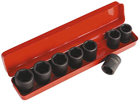 Sealey Ak77/9M Impact Socket Set 8Pc 3/4Sq Drive Metric