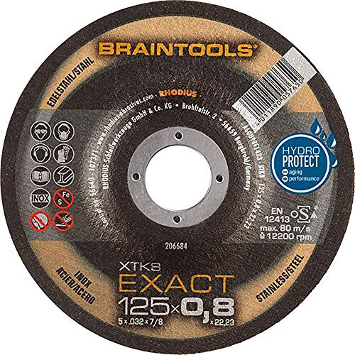 RHODIUS 206684 Trennscheibe Edelstahl XTK8 125x0,8mm