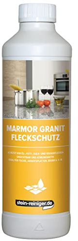 stein-reiniger Imprägnierung Marmor und Granit Fleckschutz 500 ml, Schutzmittel für alle saugenden Natursteine, vereinfacht die Reinigung