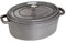 Staub Cocotte oval 1 quart Graphite Gray