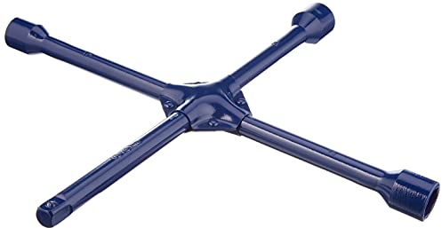 XL Tech 213189 Chiave a croce rinforzata 17 mm/19 mm/21 mm + chiave quadrata da 1/2.
