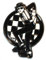 Anstecknadel aus Metall und Emaille mit Motiv Mod Checkers Ska Dance (Chequers)