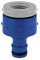 TATAY Nez de Robinet Femelle 3/4 - 1/2 Top Line, Connecteur Universel pour Tuyau d'Arrosage, Protection solaire, Installation facile, Bleu