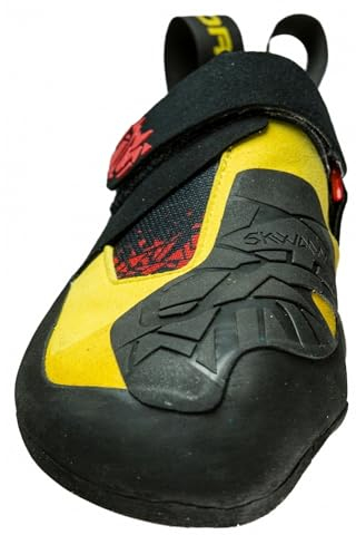 LA SPORTIVA Skwama Gelb - Sensibler Flexibler Kletterschuh, Größe EU 43.5 - Farbe Black - Yellow