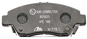 ATE Bremsbelagsatz, Scheibenbremse 13.0460-5820.2 | Kompatibel mit: HONDA CIVIC V Coupe, CIVIC V Hatchback, CIVIC V Stufenheck, CIVIC VI Coupe, CIVIC VI Hatchback