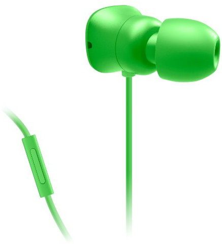 Belkin PureAV 002 Noise Isolating in Ear Headphones with Microphone Remote for Tablets and Smartphones (Works with iPhone) - Green