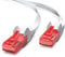 CSL - Flat Ethernet Cable 10m - Gigabit Lan Network Cable RJ45 - Cat 6 with High Speed of 10 100 1000Mbit s - Patch Broadband Cable - Molded for Switch Router Modem Patch Panel PC and more