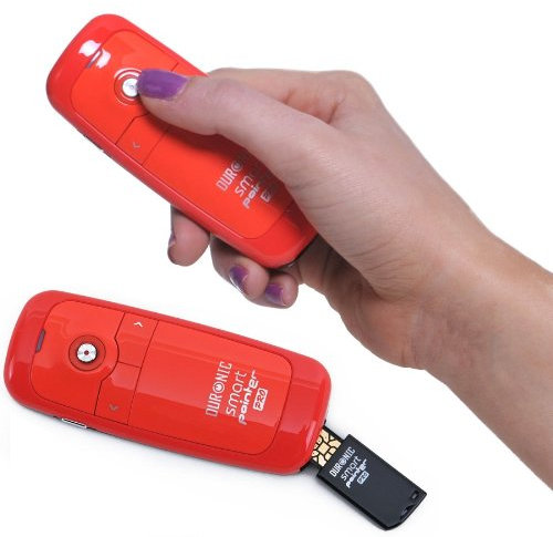 Duronic SP300R 2.4GHz Smart-Pointer RF Wireless Plug and Play Presenter, Laser Pointer with Case - Red