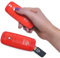 Duronic SP300R 2.4GHz Smart-Pointer RF Wireless Plug and Play Presenter, Laser Pointer with Case - Red