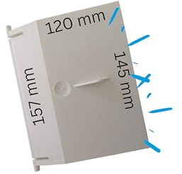 Astralpool Skimmerklappe für Pool, Standard, Außenboden, GRE 145 mm x 120 mm