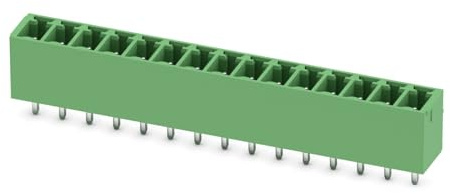 Phoenix Contact MCV Leiterplatten-Stiftleiste Gerade, 15-polig / 1-reihig, Raster 3.81mm, Packung a 50 Stück