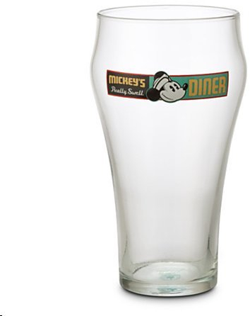 Disney Mickey's Diner Soda Glass