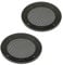 tomzz Audio 2800-000 Griglia per altoparlante griglia per altoparlante DIN 100mm nero 2 pezzi anello di plastica con set griglia metallica