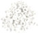 uxcell 100pcs 8mm x 15mm White Rubber Wiring Grommets Ring Cable Protector