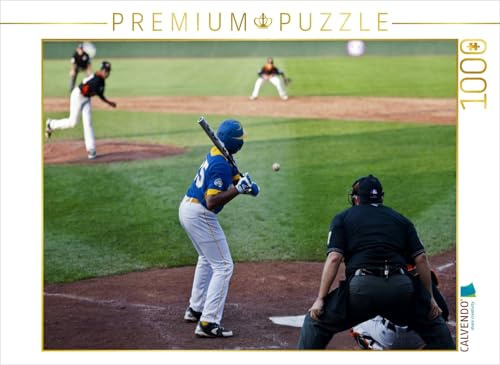 CALVENDO Puzzle Match - Kultsport Baseball | 1000 Teile Lege-Größe 64 x 48 cm Foto-Puzzle für glückliche Stunden