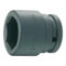 Hazet 1000S-24 Douille à chocs/carré creux 20 mm/profil à 6 pans extérieurs Taille 24 longueur 50 mm