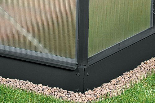Vitavia Stahl-Fundament 5000, 12,5 cm für Gewächshäuser grün