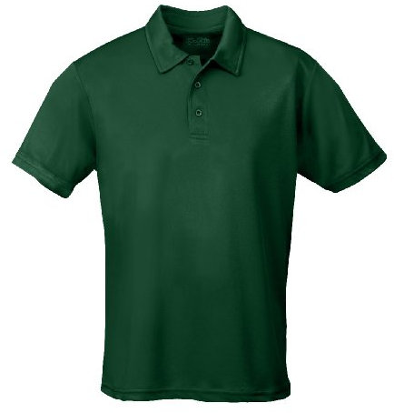 AWD Just Cool Breathable Cool Polo Shirt Bottle Green L