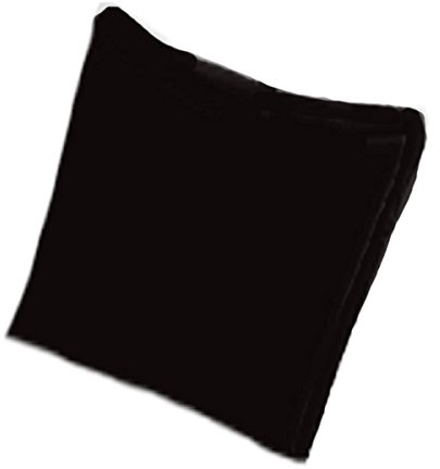 Janine Mako Soft Seersucker Kissenbezug in 19 Uni Farben 80x80 in schwarz
