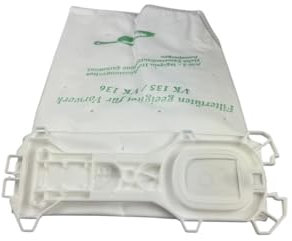 daniclean© 24 Vlies Staubsaugerbeutel passend für Vorwerk Kobold VK135 VK136 VK 135 VK 136